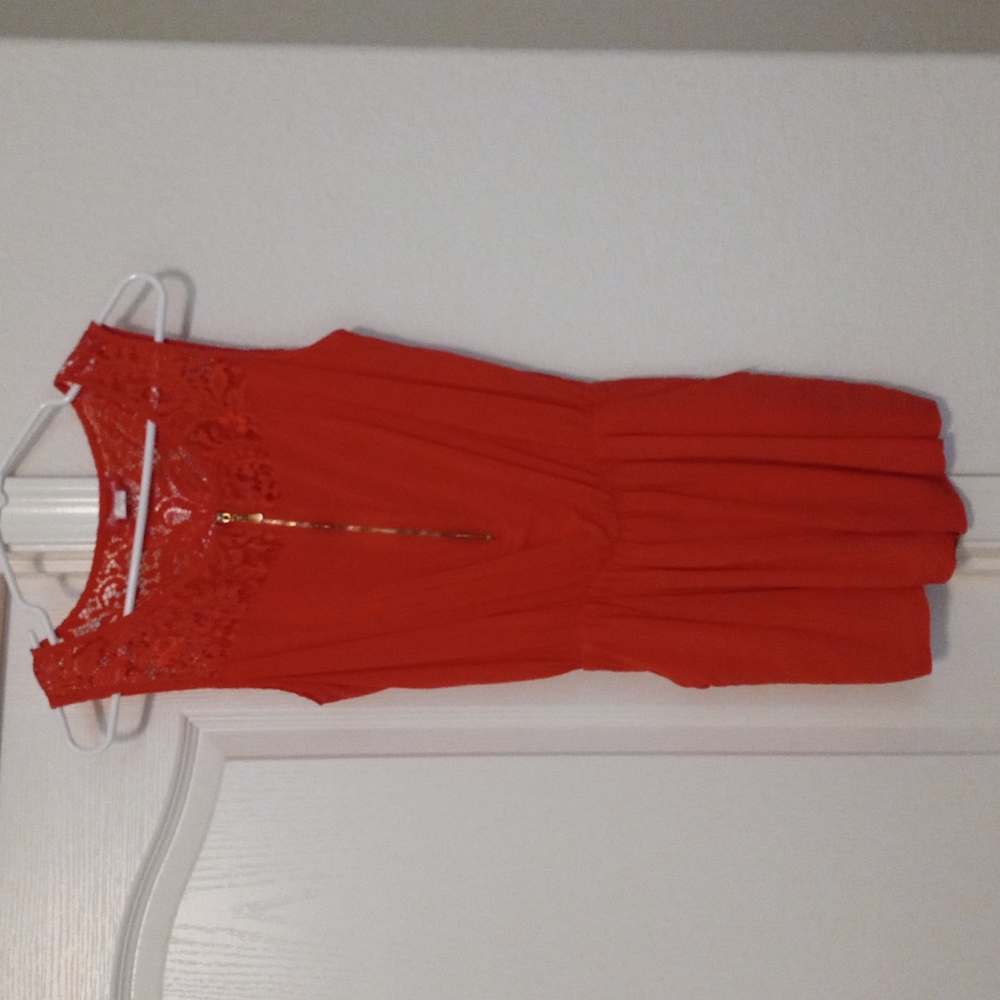 Romper, (color: bright red), (size:small) (brand:pinklicious